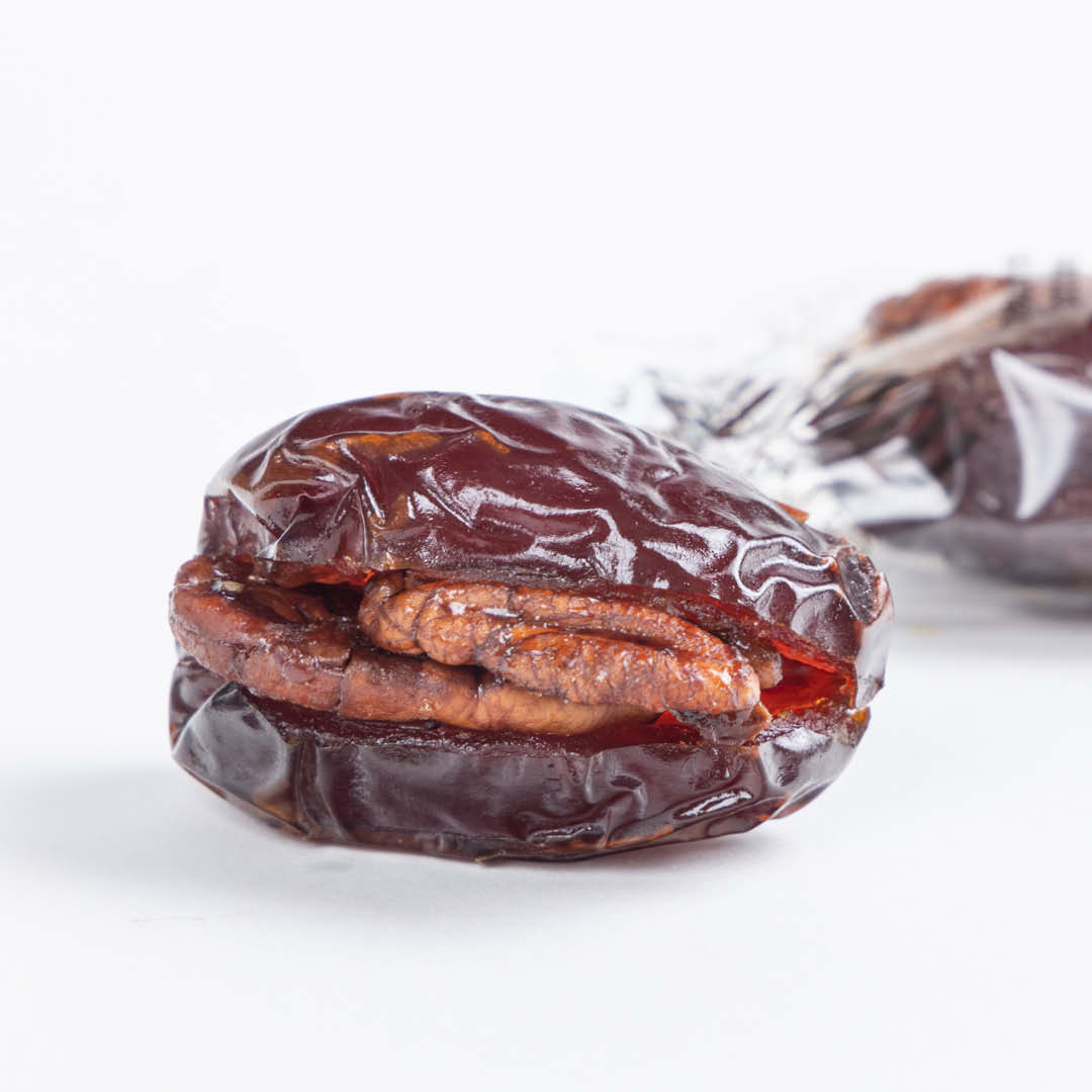 Wrapped-stuffed-dates19-1.jpg Medjool Caramelized Pecan Wrapped - Image 1
